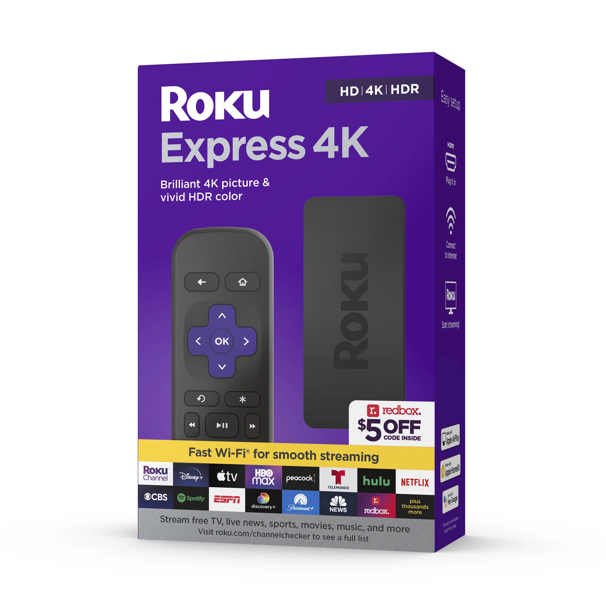 4K Streaming Player with Standard Remote K14704