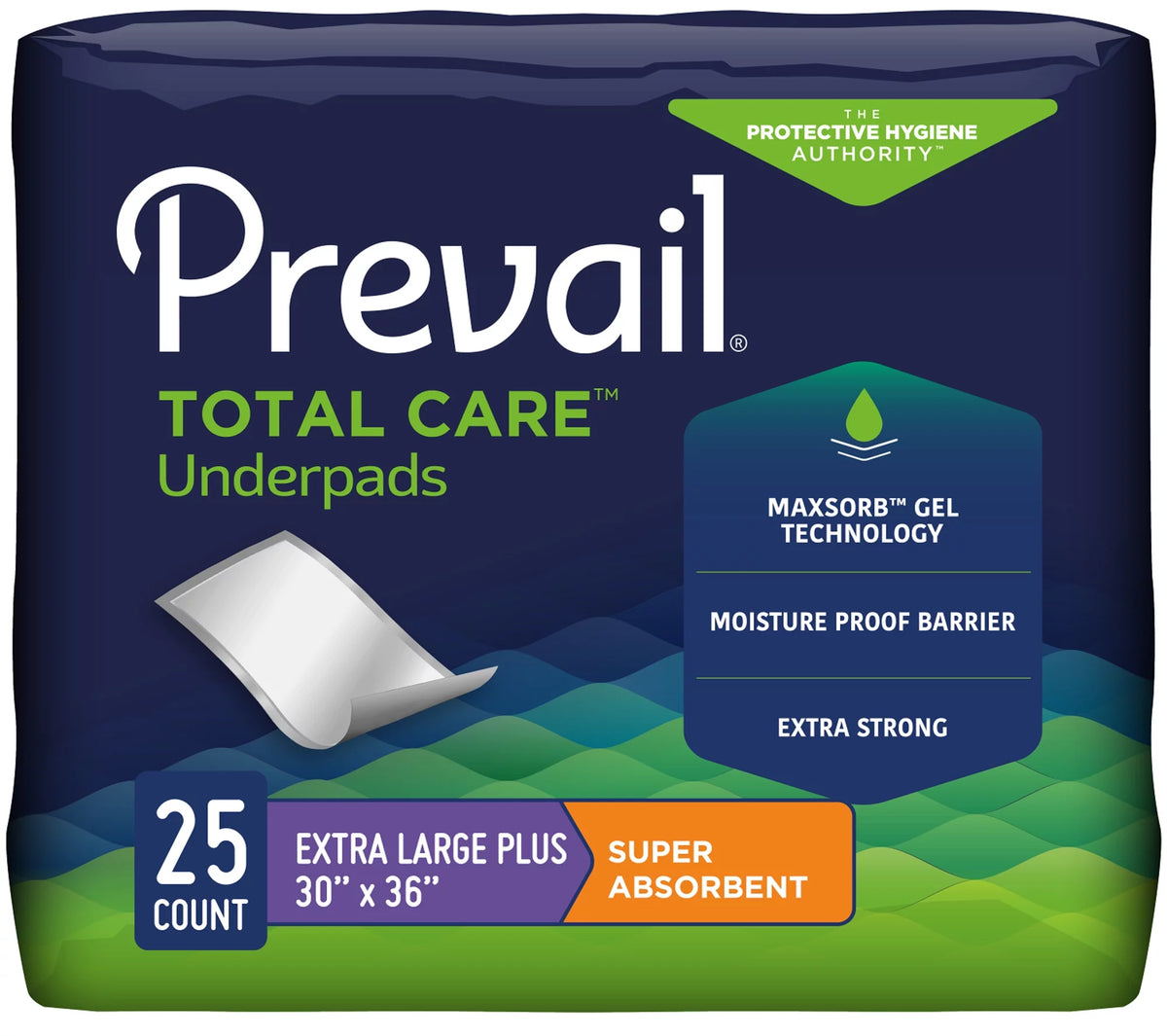 30 X 36 Inch Super Absorbency Underpad, Pack of 25 V591404
