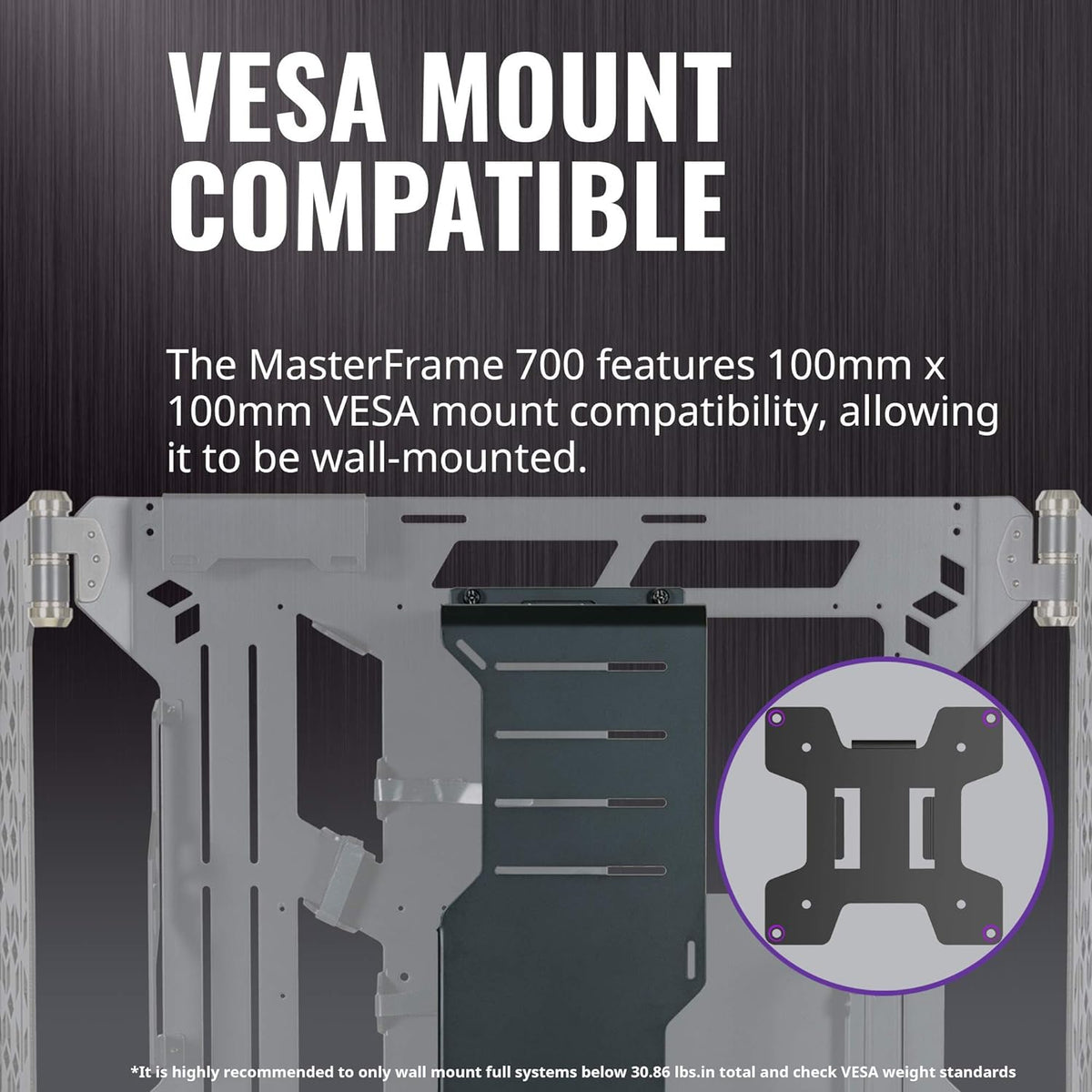 Custom Test Bench/Open-Air ATX PC Case with Panoramic Tempered Glass H48043