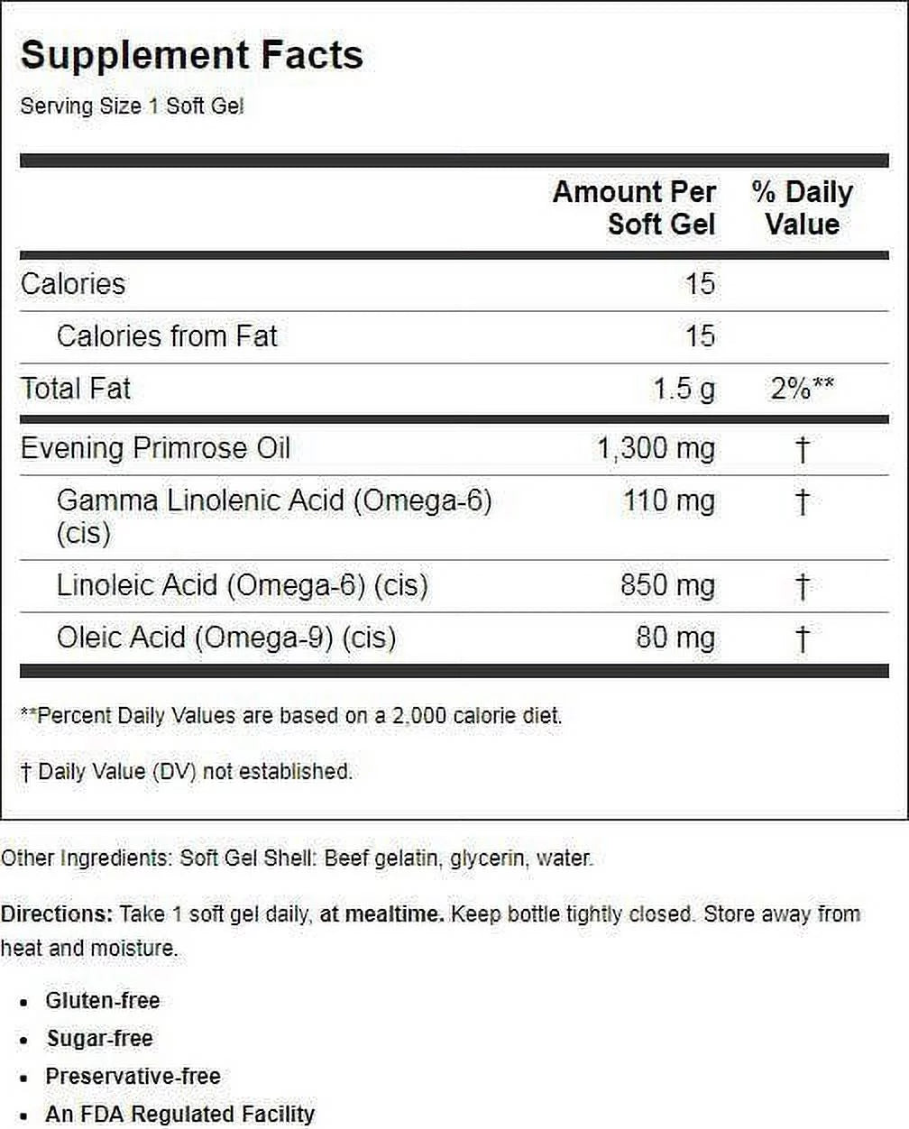 Primrose 1,300 mg 90 Sgels E117755