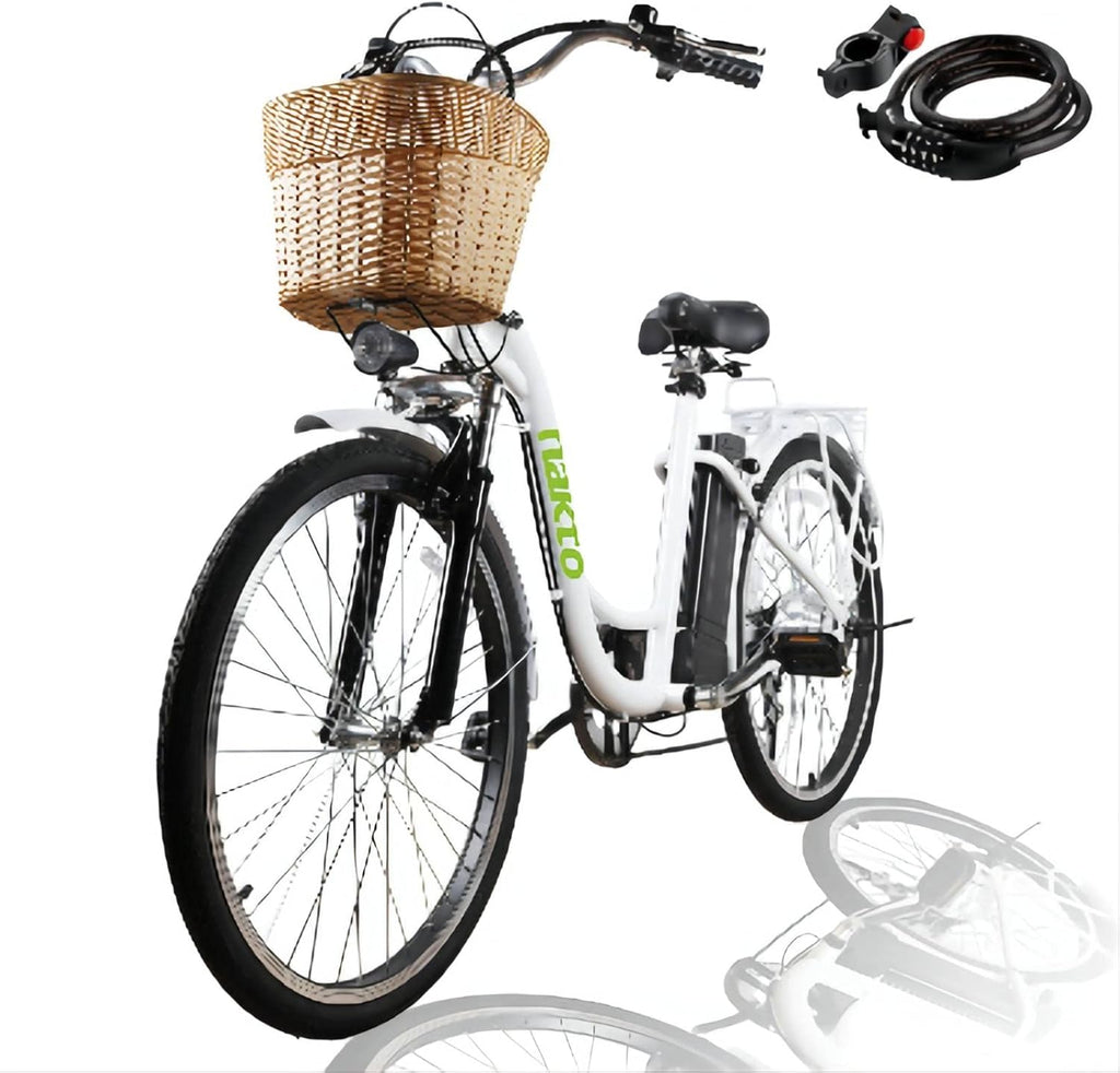 26'' Cargo Electric Bicycle with 10.5Ah Removable Lithium Battery B1756