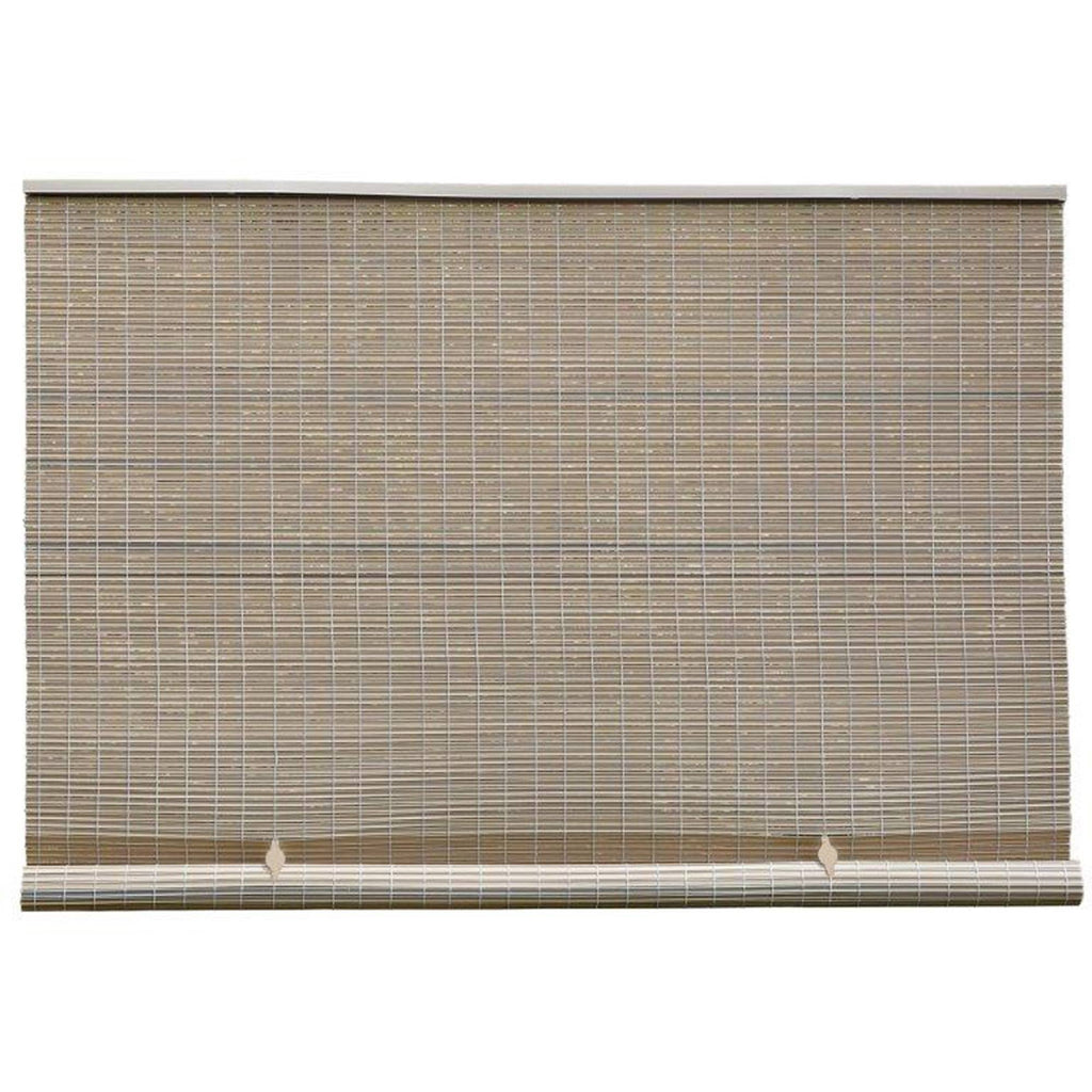 Brown Cordless Roll-Up Blinds W9549