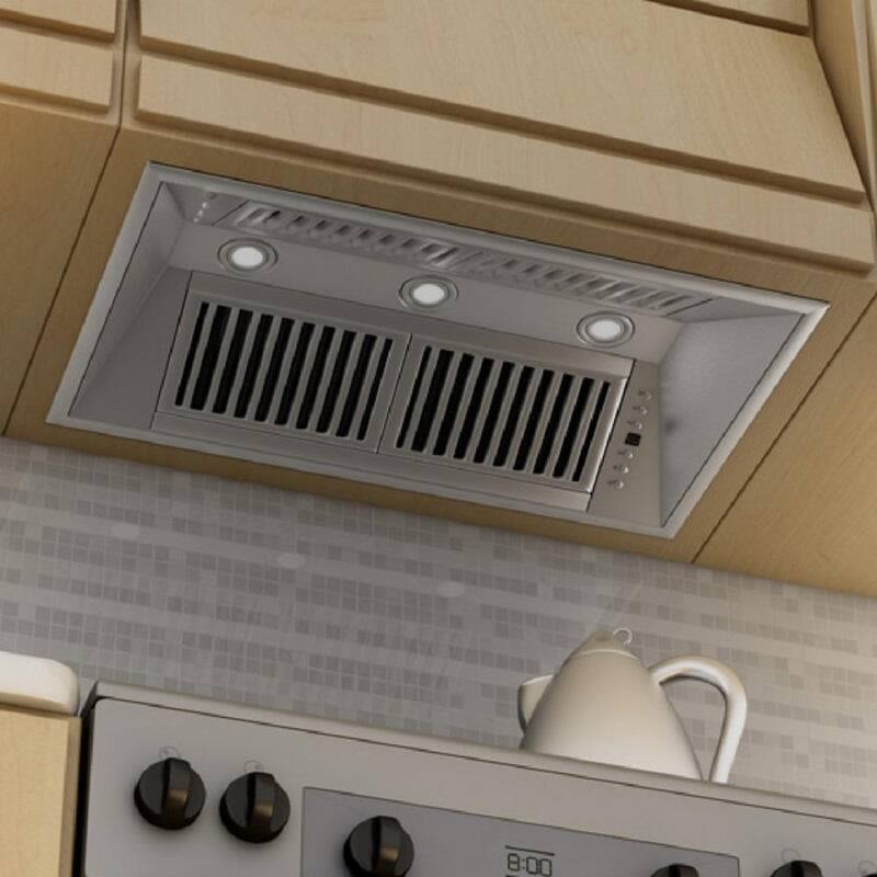 28 in. 400 CFM Stainless Steel Range Hood Insert Z9471