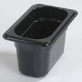 Black Food Pan Set of 6 U418