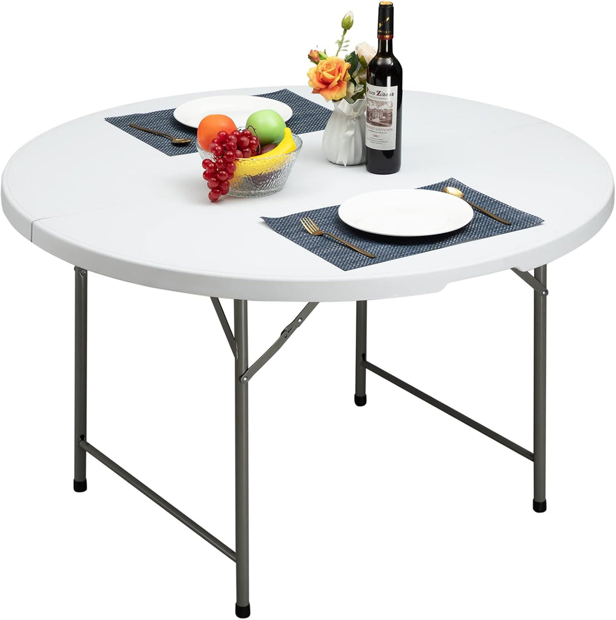 4ft Height Adjustable Plastic Picnic Table P21996