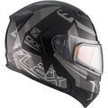Modular Helmet, Double Shield, Size: XS, Gray W636