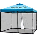 10x10 Black Mosquito Netting with Double Door H52042