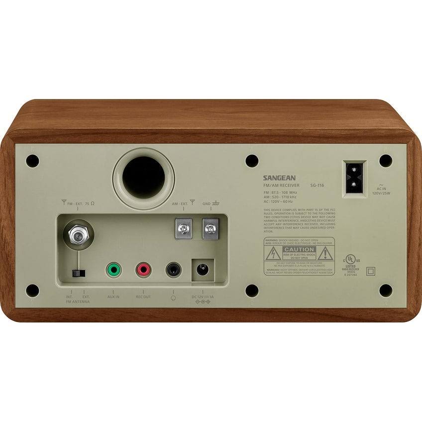 Wood Cabinet AM/FM Analog Radio S314121