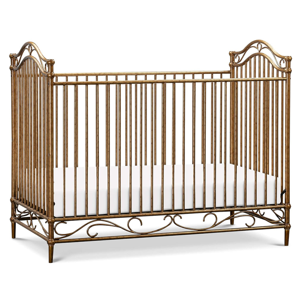 Vintage White 3-in-1 Convertible Metal Crib I398346