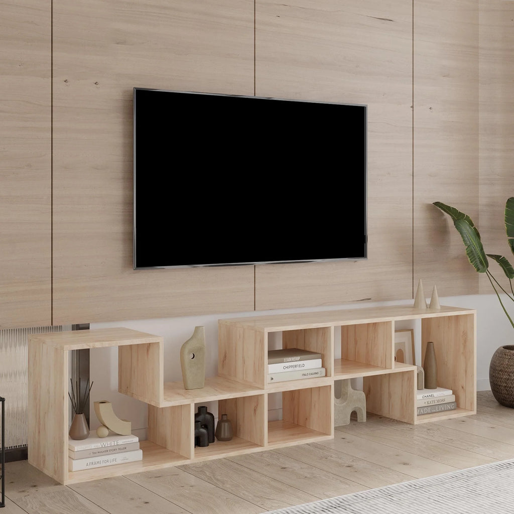 L-Shaped TV Stand Entertainment Center Q651