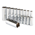 1/4 in. Drive SAE Deep Socket, 10-Piece S779