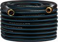 100 ft Heavy Duty Hybrid Garden Hose with 3/4 Brass Fittings R288