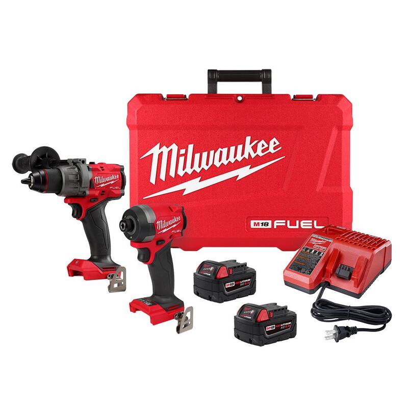 18V Lithium-Ion Brushless Cordless Hammer Drill and Impact Driver Combo Kit L76311
