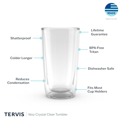 Green Blue Stripe Double Walled Insulated Tumbler 16oz I7104