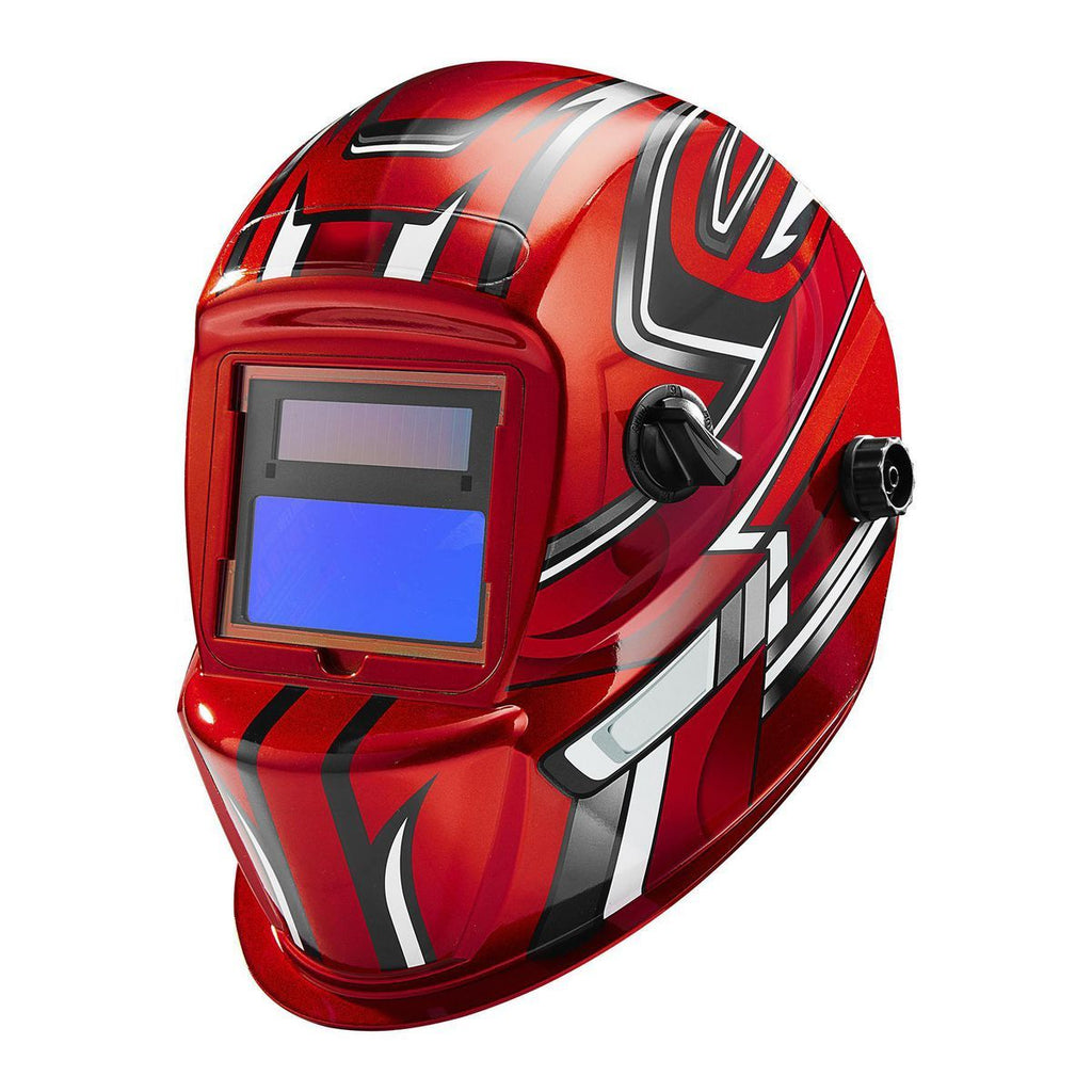 Red Auto-Darkening Welding Helmet E453092