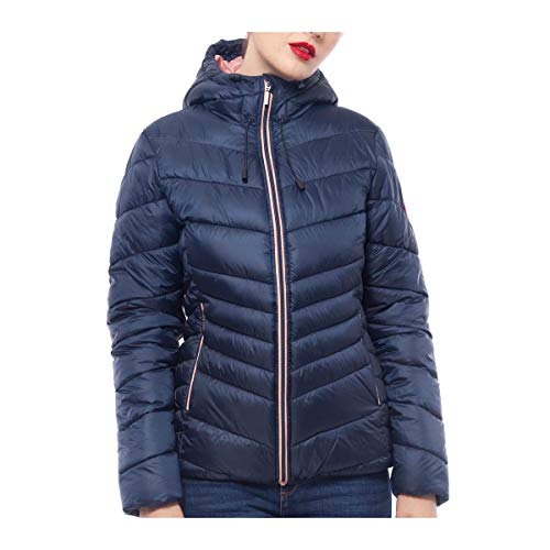 Lightweight Water-Resistant Hooded Puffer Jacket S304