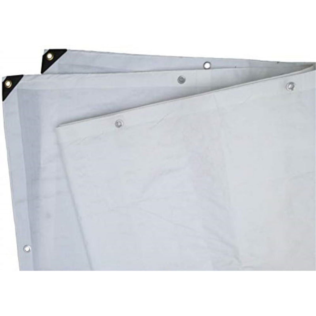 Heavy Duty White 6 oz. Poly Tarp 12 Mil S264