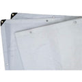 Heavy Duty White 6 oz. Poly Tarp 12 Mil S264