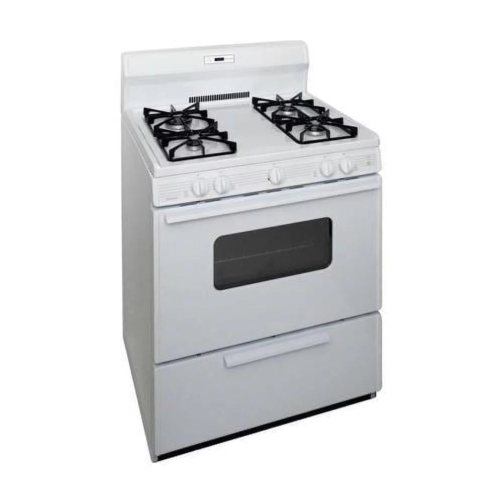 30" Free Standing Gas Range White Y5092