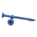 1/4 inch x 2 1/4 inch Concrete Screw Phillips Flat Head Low Carbon Steel Pk 100 A255