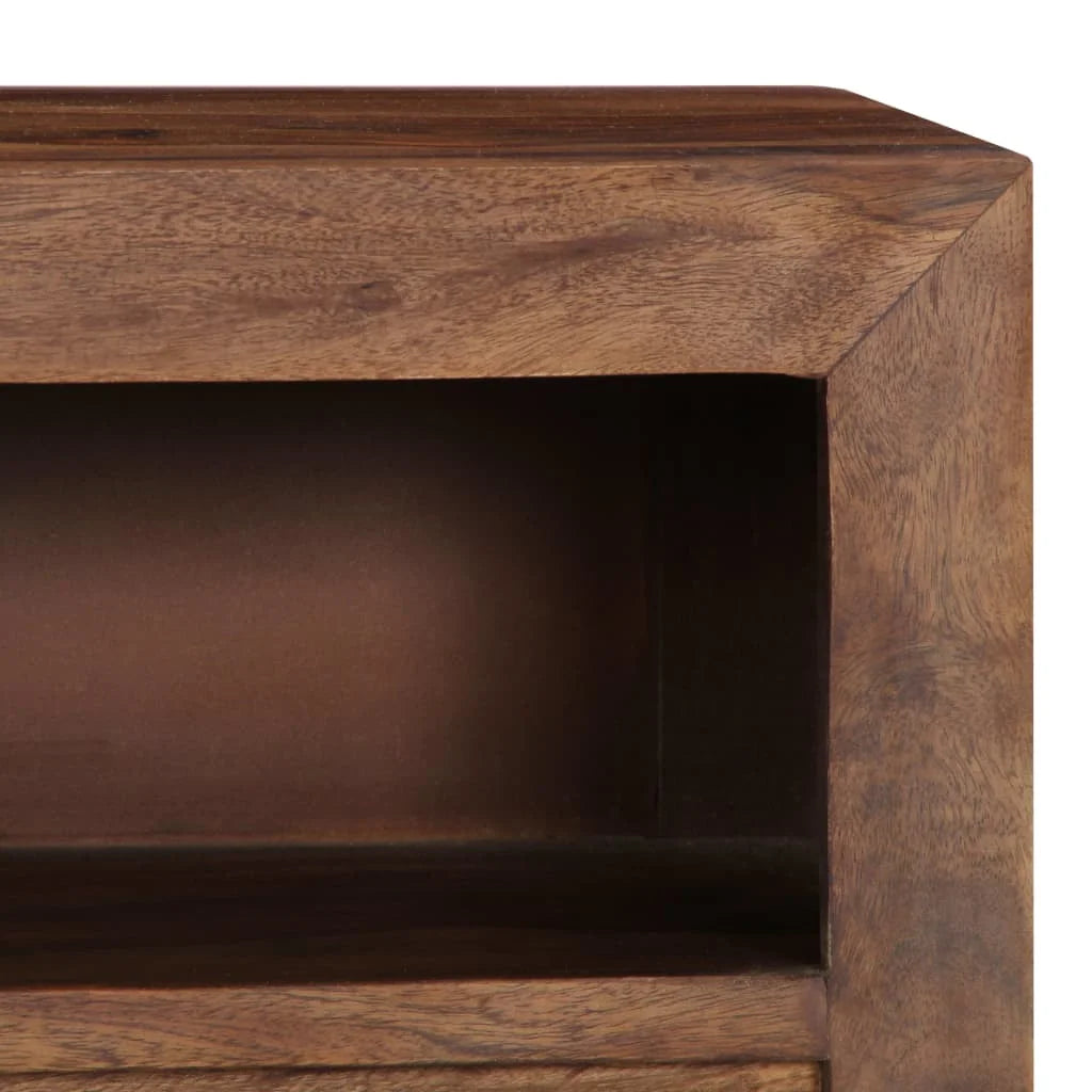 Rustic 3 Drawer TV Stand with Cable Outlet S138973