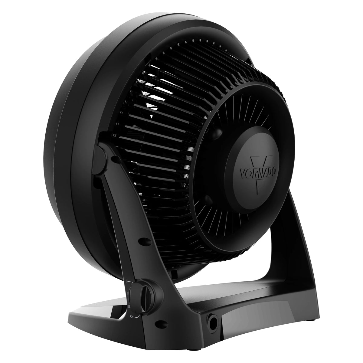 Black Whole Room Air Circulator Floor Fan Q870783