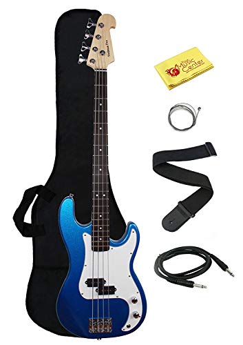 Sunburst Bass Guitar Bundle with 15-Watt Amp M8091