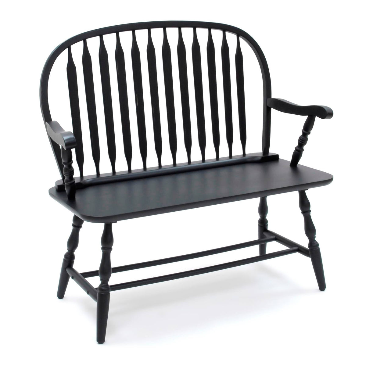 Antique Black Bench K246613