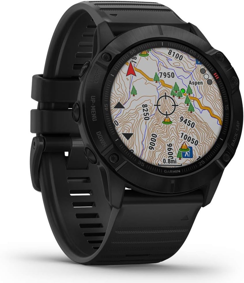 Black Multisport GPS Watch Z6499