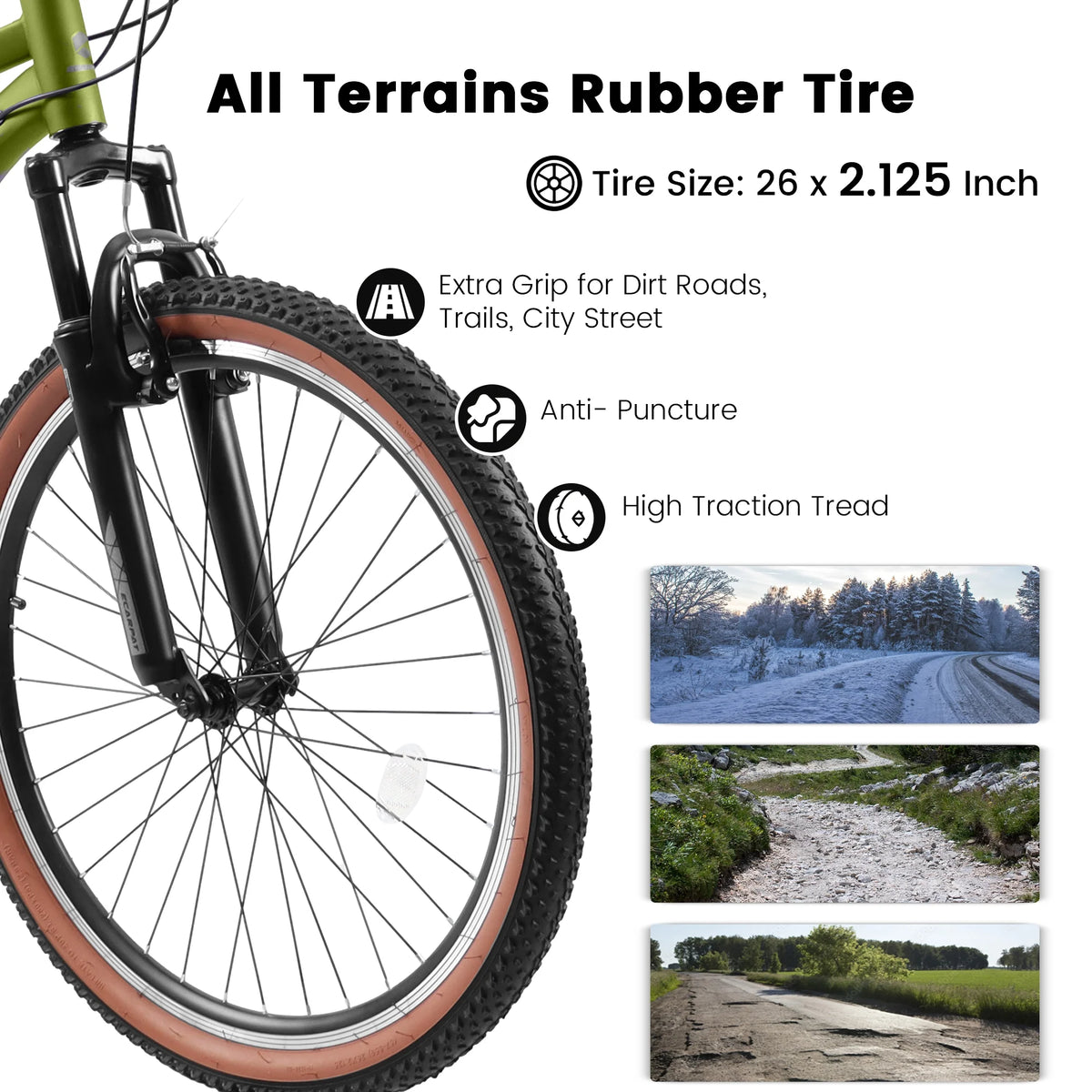 24 inch 21-Speed Mountain Bike with Disc Brake I486