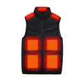 Winter Heated Solid Coat Padded Cotton Vest W1022