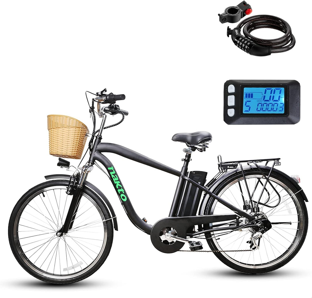 26'' Cargo Electric Bicycle with 10.5Ah Removable Lithium Battery B1756