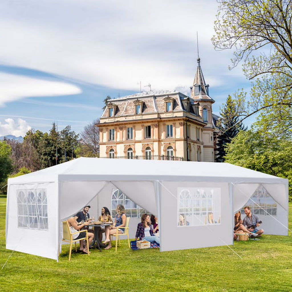 10'x30' Outdoor Canopy Tent with 8 Removable Sidewalls A393646