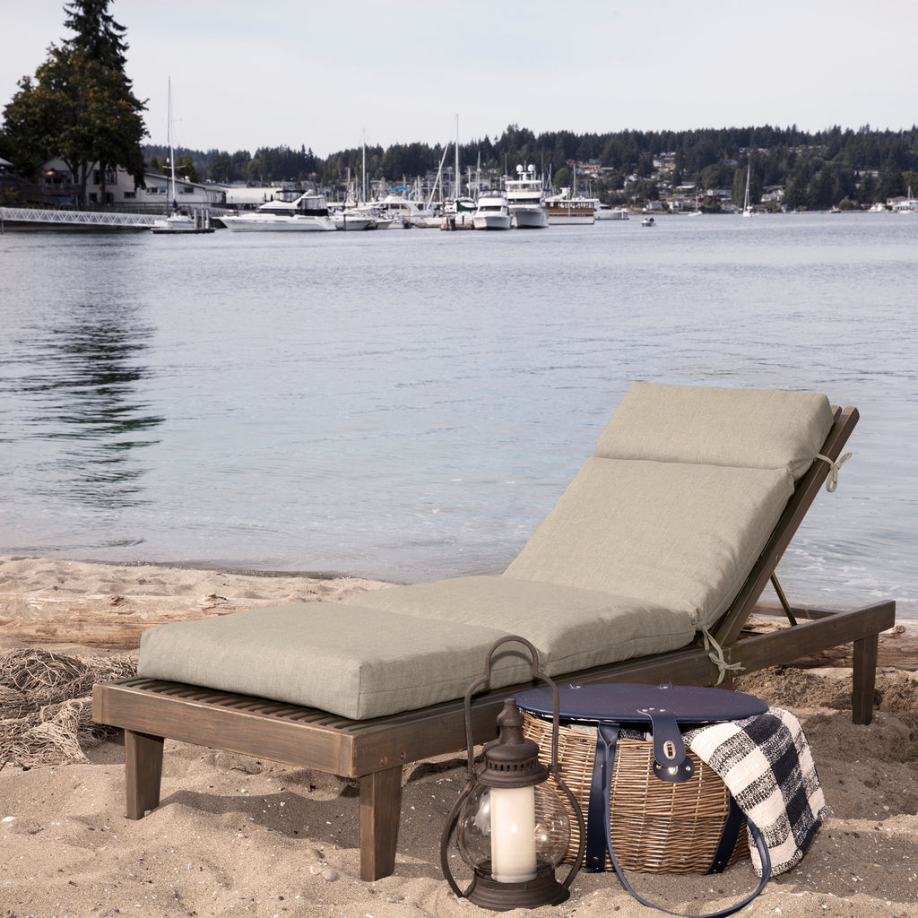 Natural Tan Outdoor Chaise Lounge Cushion N6894