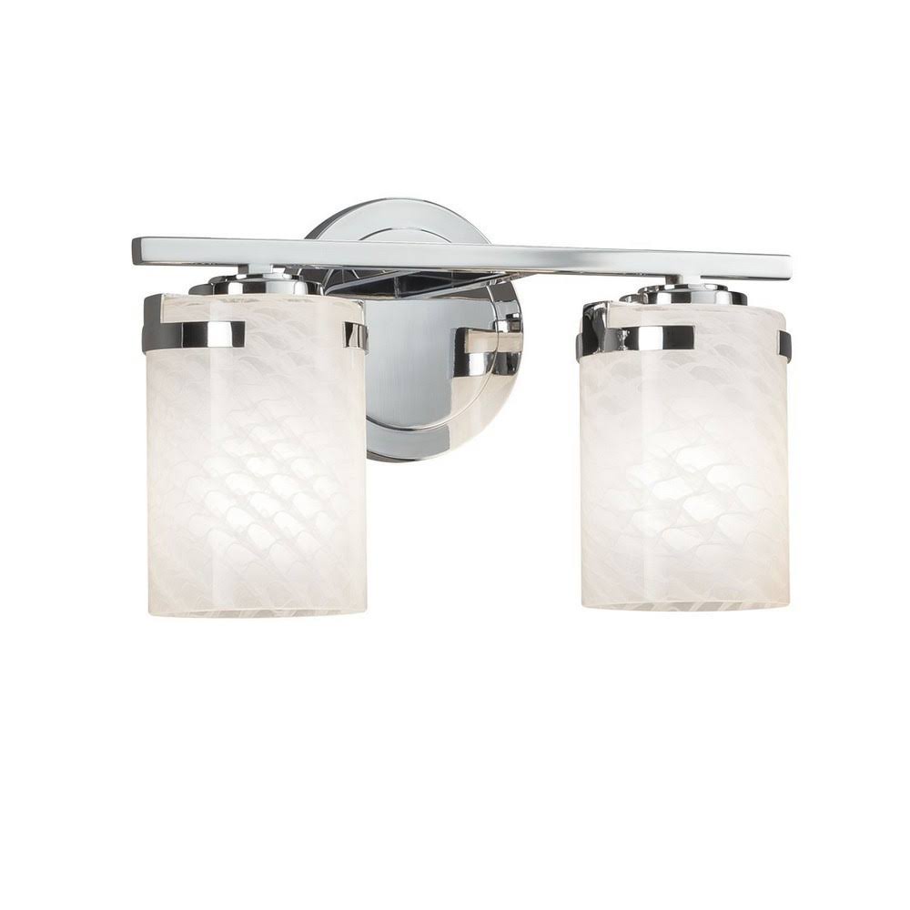 2-Light Polished Chrome Bath Bar S307