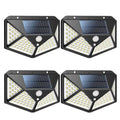 100LED Solar Motion Sensor Light IP65 Waterproof 4Pcs I7141