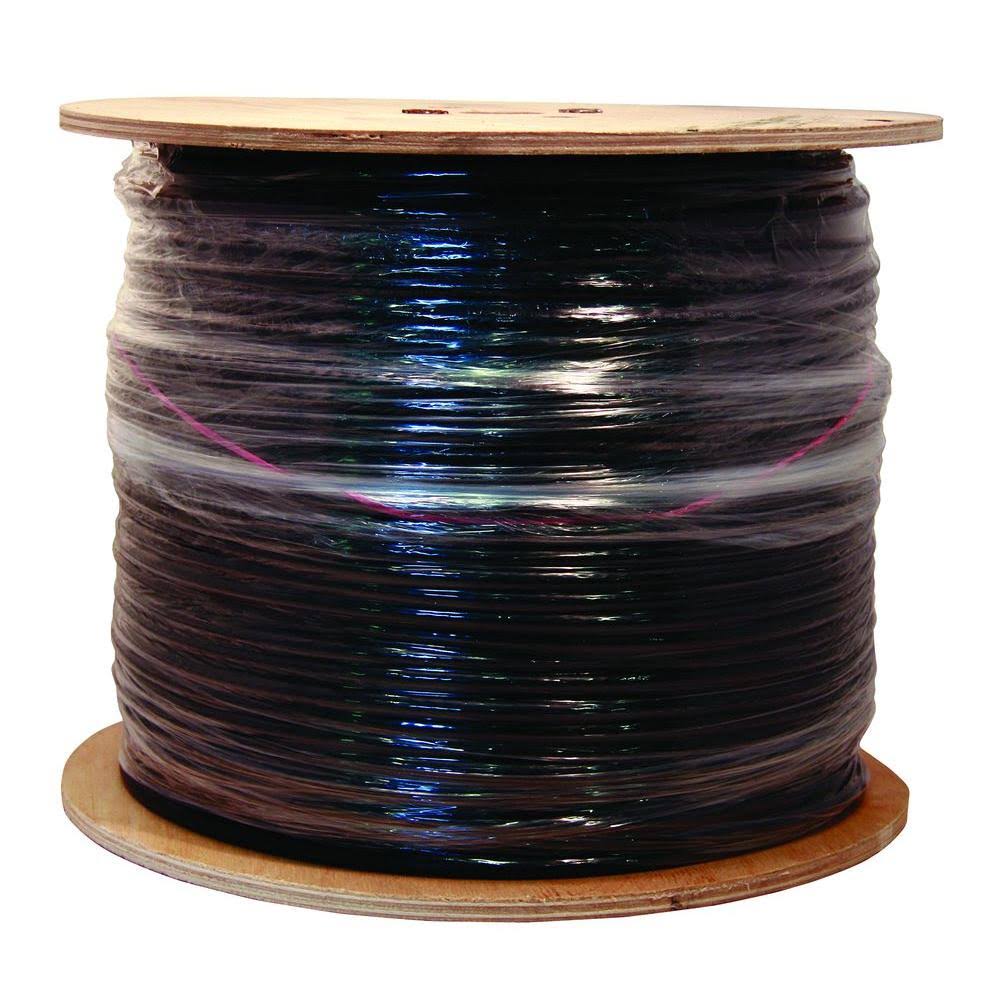 RG6/U Quad Shield Coaxial Cable Black Z9589