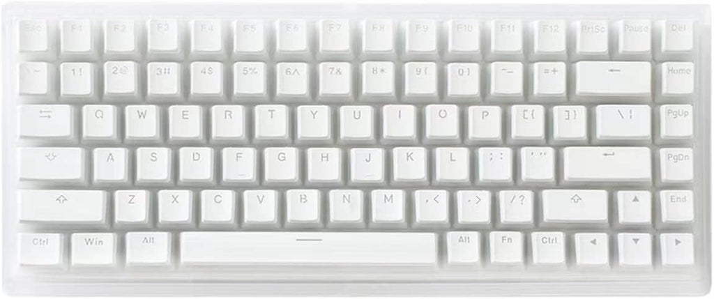 84-Key Hot Swappable Mechanical Keyboard with Translucent ABS Case C417