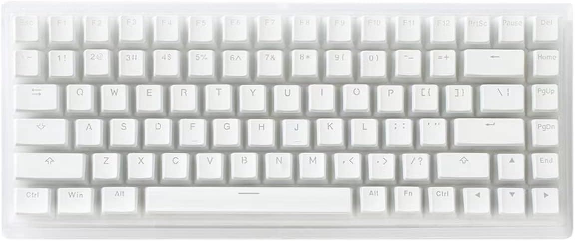 84-Key Hot Swappable Mechanical Keyboard with Translucent ABS Case C417