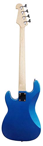 Sunburst Bass Guitar Bundle with 15-Watt Amp M8091