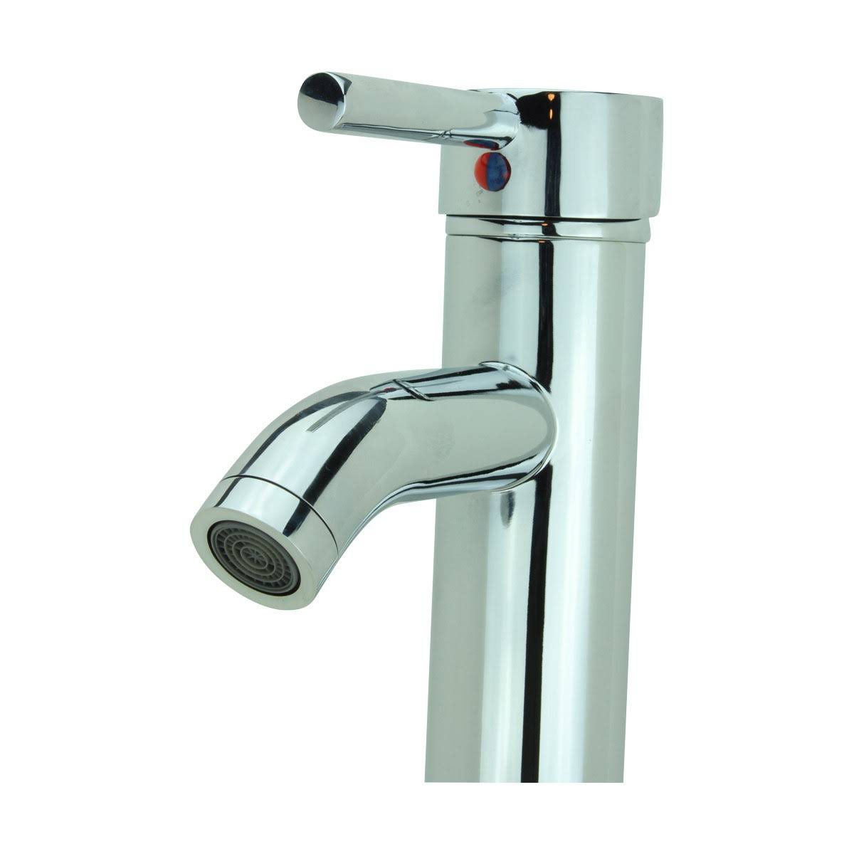 Chrome Solid Brass Single Hole Bathroom Faucet U3258
