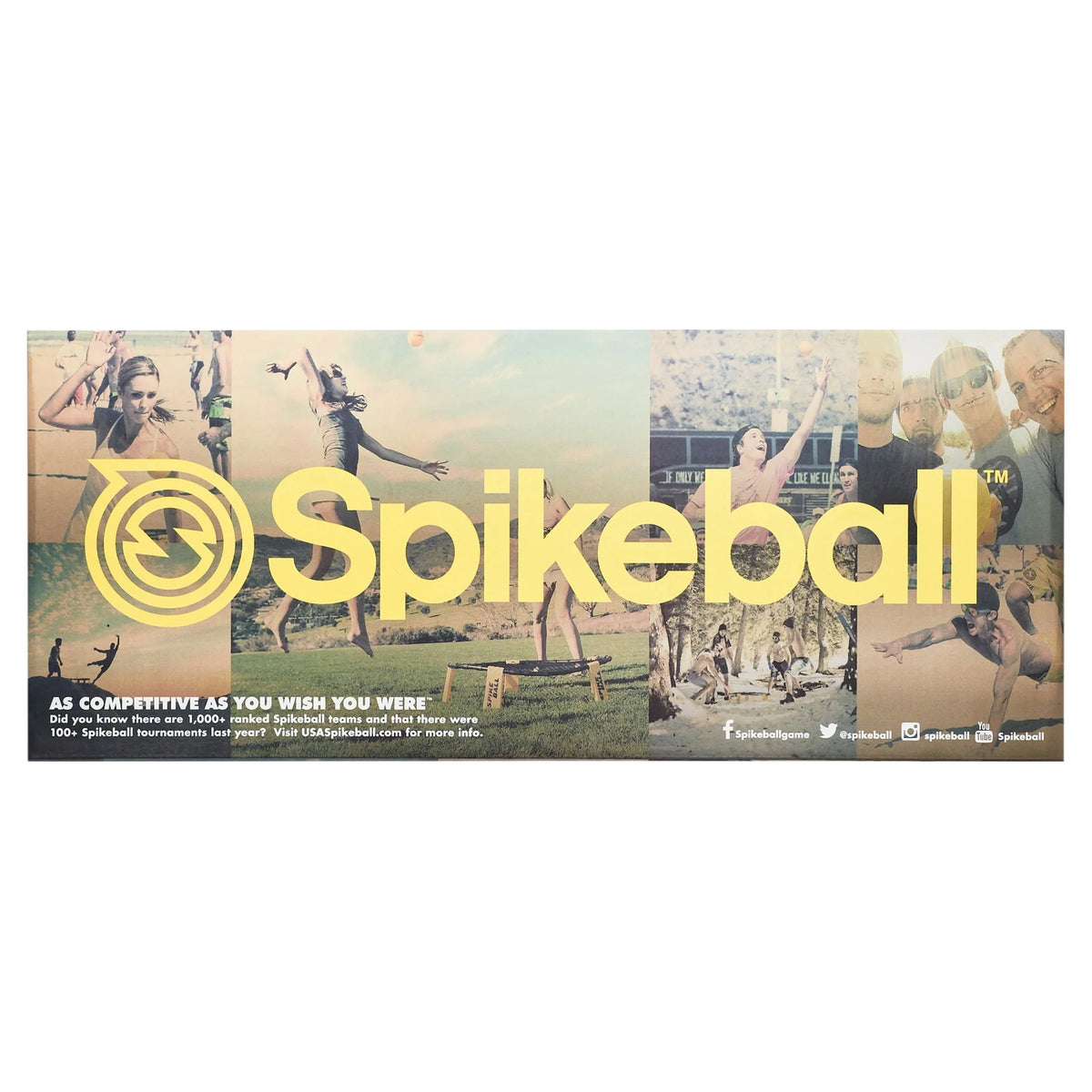 3 Ball Roundnet Game with Adjustable Net & Balls G770