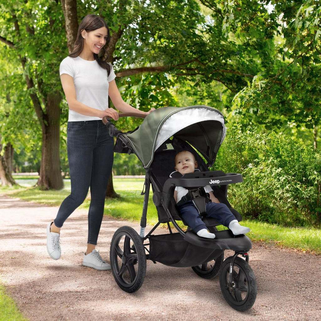 Black Jogging Stroller W1474