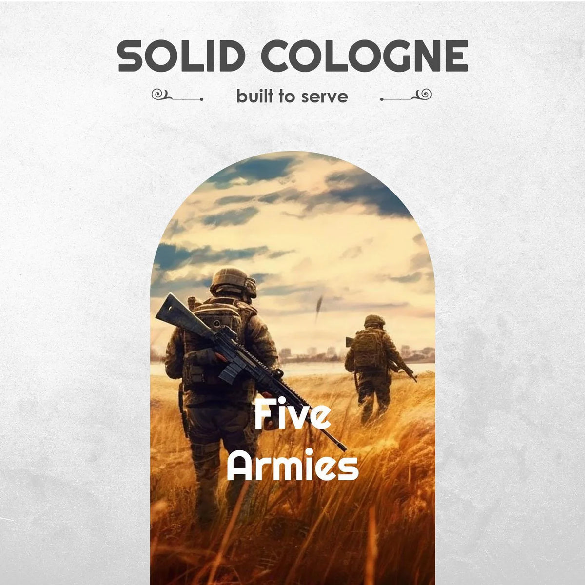 Solid Cologne Sample Pack Set of 5 0.75 oz E730