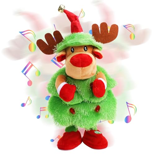 LED Musical Reindeer Stuffed Animal Plush Toy N478