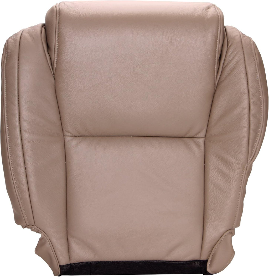 Graphite Gray Leather Driver Bottom Replacement Seat Cover U141