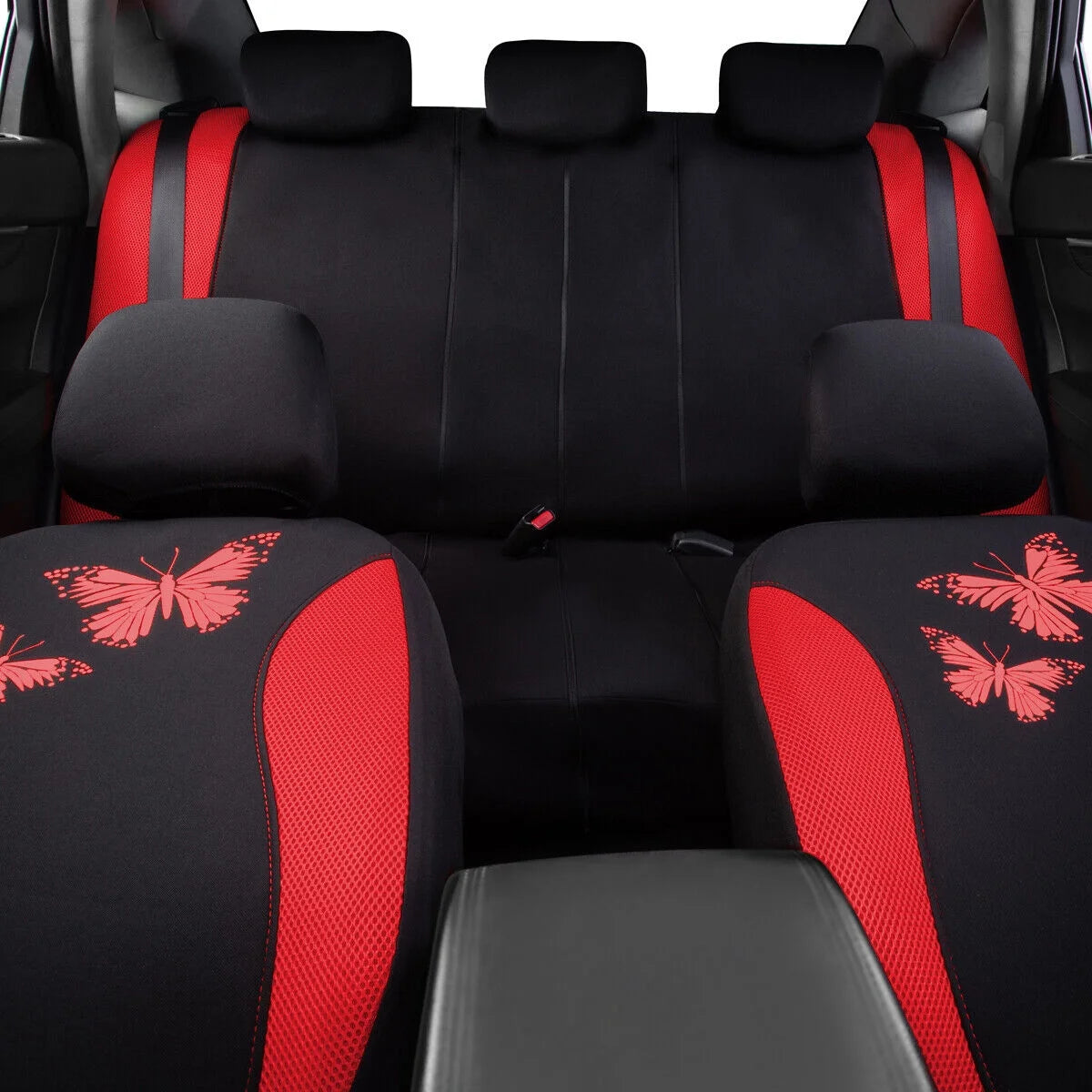 Butterfly Full Set Car Seat Cover Split Air Mesh F687