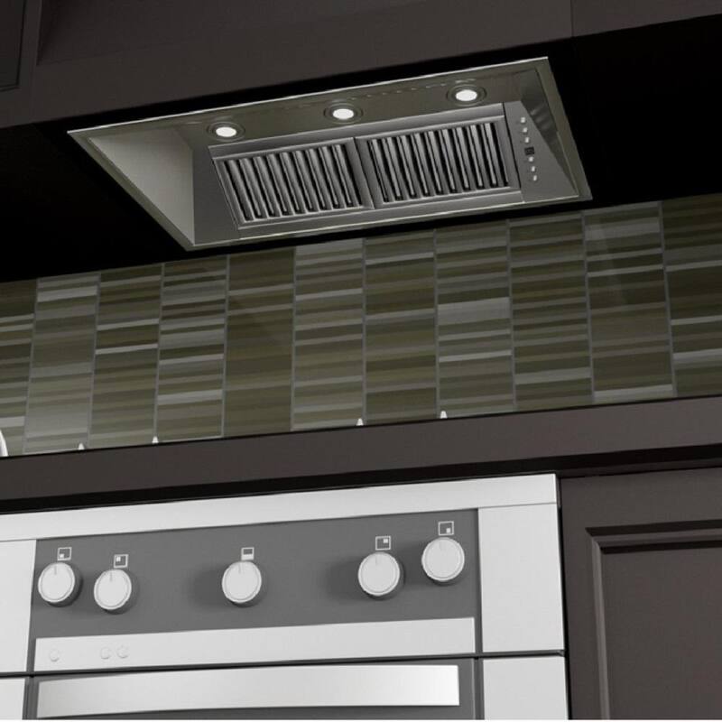 28 in. 400 CFM Stainless Steel Range Hood Insert Z9471