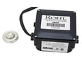 Polished Nickel Air Activated Switch Button with Control Box for Waste Disposal N349698