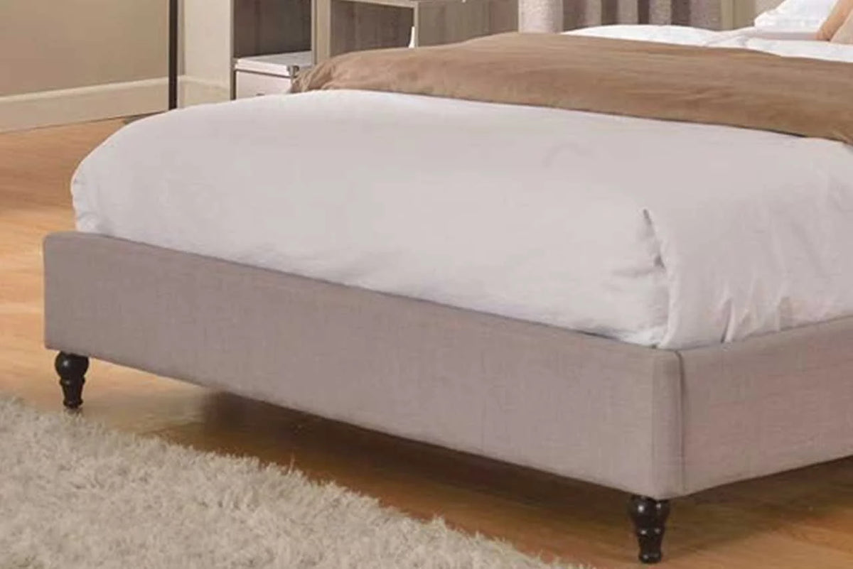 Full Size 48 inch Upholstered Platform Bed Frame Gray M7843